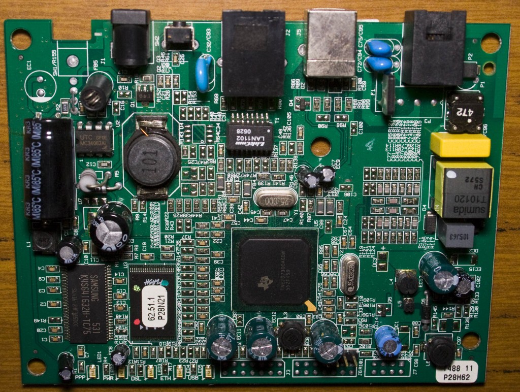 Inside the NB5 ADSL2+ Modem Router (Dated 2005) « insideGadgets